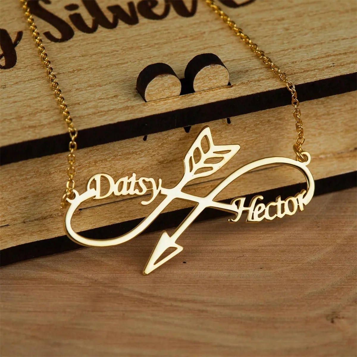 Personalized Cupid Arrow Name Necklace For Women Men Stainless Steel Custom Name Necklaces Couple Jewelry Gifts
Personalized Cupid Arrow Name Necklace For Women Men Stainless Steel Custom Name Necklaces Couple Jewelry Gifts