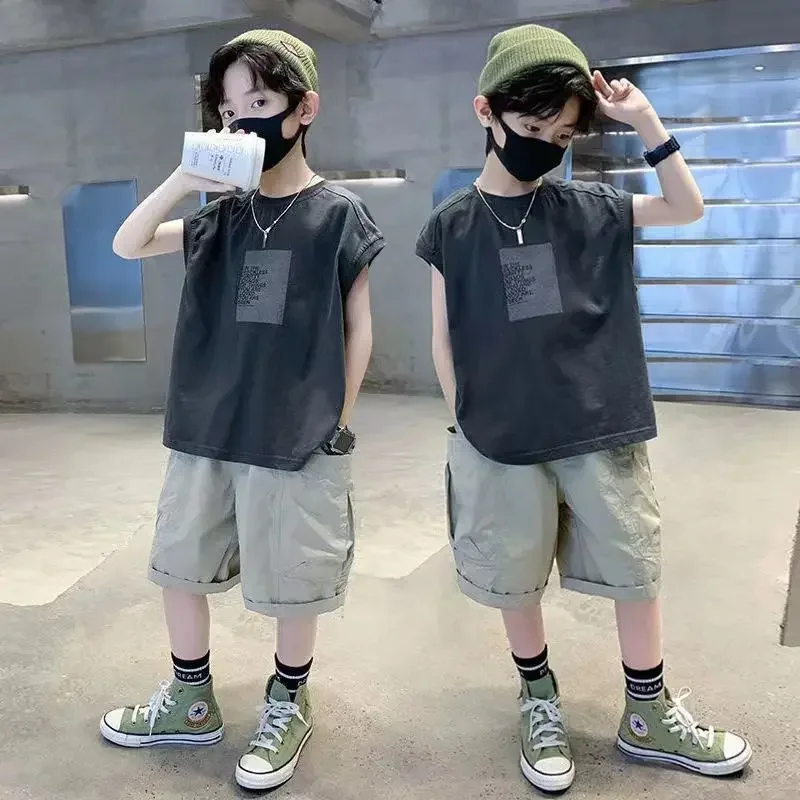 New Summer Boys Clothing Sets Children Short Sleeve T Shirt + Pants Set Two Pieces Sport Suit Kids Baby Boy Clothes 8 10 12 Yrs
New Summer Boys Clothing Sets Children Short Sleeve T Shirt + Pants Set Two Pieces Sport Suit Kids Baby Boy Clothes 8 10 12 Yrs