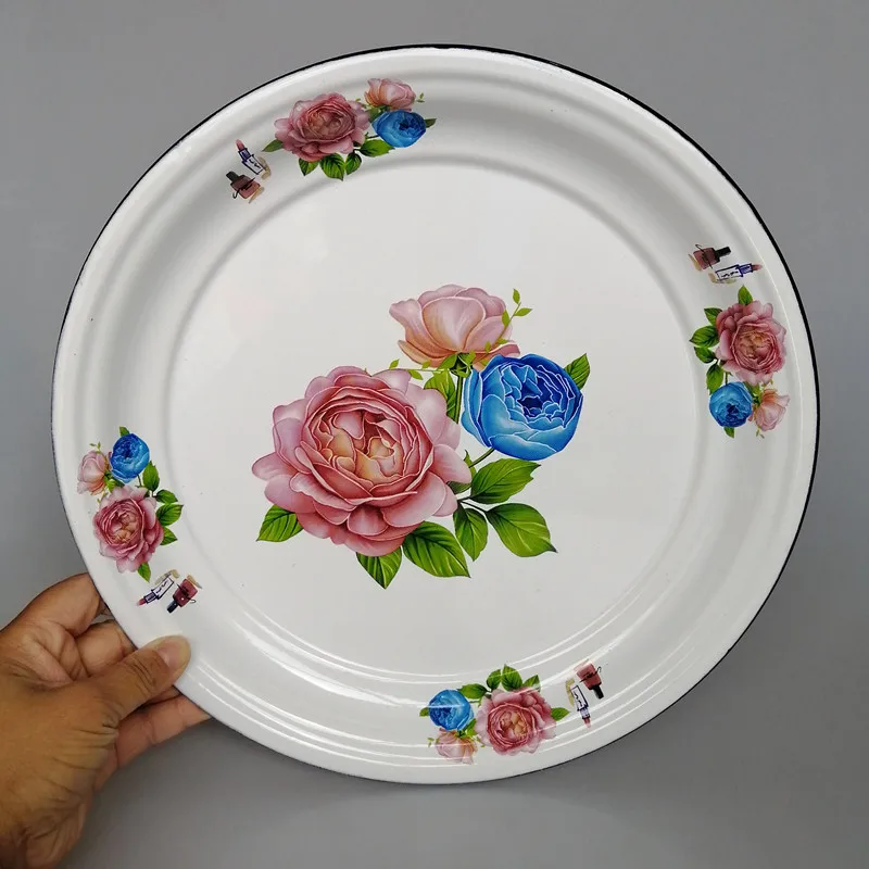 40cm Thickened Enamel Tea Plates Saute Spicy Chicken Iron Porcelain Plates Soup Plate Fish Plates Fruit Flower Bowls Salad Bowl
40cm Thickened Enamel Tea Plates Saute Spicy Chicken Iron Porcelain Plates Soup Plate Fish Plates Fruit Flower Bowls Salad Bowl