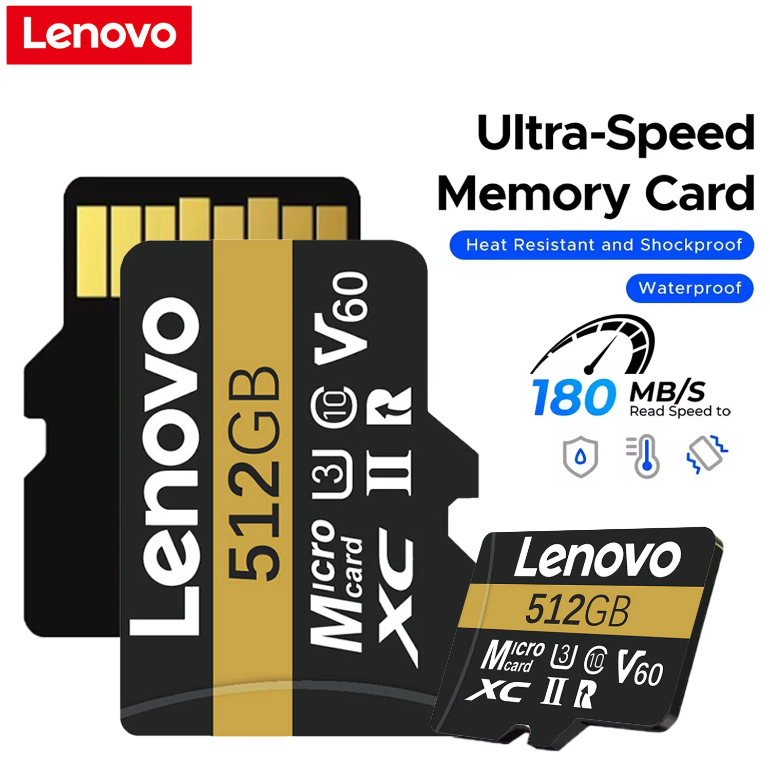 Lenovo Micro SD Memory Card High Speed 512GB Flash Card 4K Full HD Video SD Card 64GB 128GB 256GB For Phone GoPro Action Camera
Lenovo Micro SD Memory Card High Speed 512GB Flash Card 4K Full HD Video SD Card 64GB 128GB 256GB For Phone GoPro Action Camera