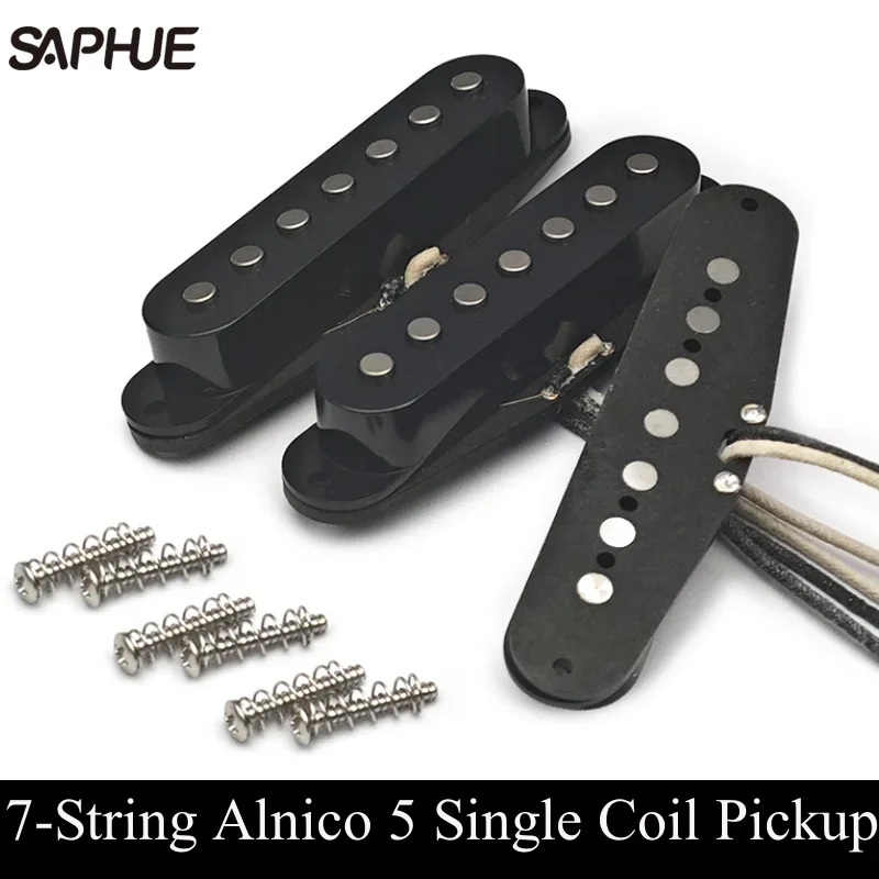 7-String Alnico 5 Vintage Single Coil Electric Guitar Pickup Anico V Guitar Pickup String Spacing 61.2MM
7-String Alnico 5 Vintage Single Coil Electric Guitar Pickup Anico V Guitar Pickup String Spacing 61.2MM