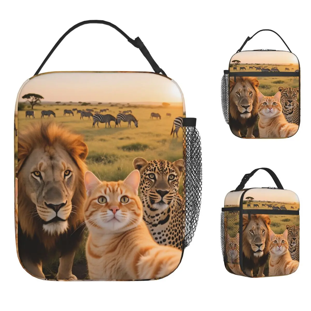 Christmas Kittens Lunch Bag Fun Lunch Box Outdoor Picnic Portable Zipper Thermal Lunch Bags For Women Oxford Graphic Cooler Bag
Christmas Kittens Lunch Bag Fun Lunch Box Outdoor Picnic Portable Zipper Thermal Lunch Bags For Women Oxford Graphic Cooler Bag