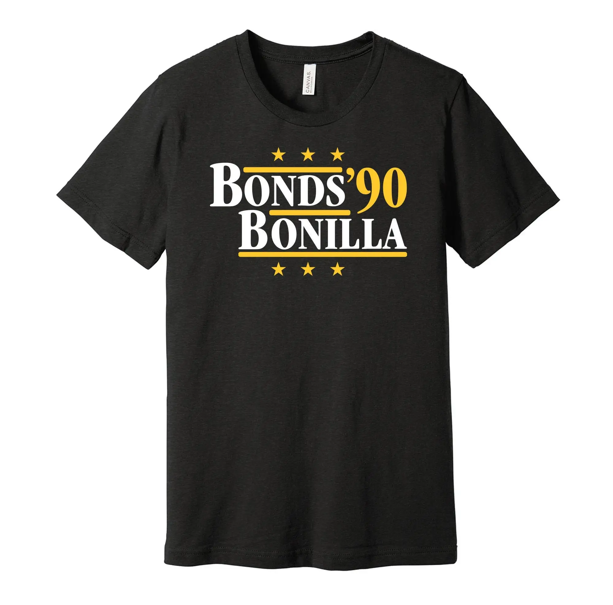 Bonds Bonilla '90 Political Campaign Parody T Shirt Baseball Legends For President Fan S M L Xl Xxl 3Xl Lots Of Color Choices
Bonds Bonilla '90 Political Campaign Parody T Shirt Baseball Legends For President Fan S M L Xl Xxl 3Xl Lots Of Color Choices