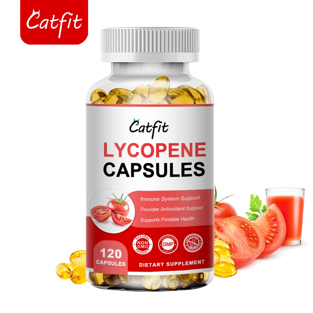 Catfit Natural lycopene Capsule Antioxidant Reduce Cholesterol Protect Heart andcardiovascular system UV resistance Skin repair
Catfit Natural lycopene Capsule Antioxidant Reduce Cholesterol Protect Heart andcardiovascular system UV resistance Skin repair