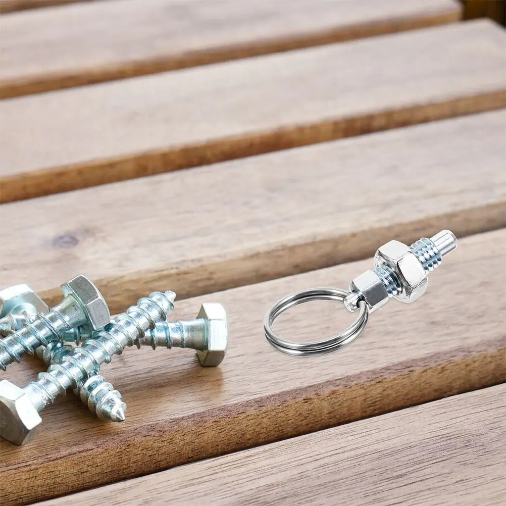 4Pcs Stainless Steel Spring Loaded Indexing Plungers Pull Ring Knob Precision Positioning Pins Industrial Equipment Applications
4Pcs Stainless Steel Spring Loaded Indexing Plungers Pull Ring Knob Precision Positioning Pins Industrial Equipment Applications