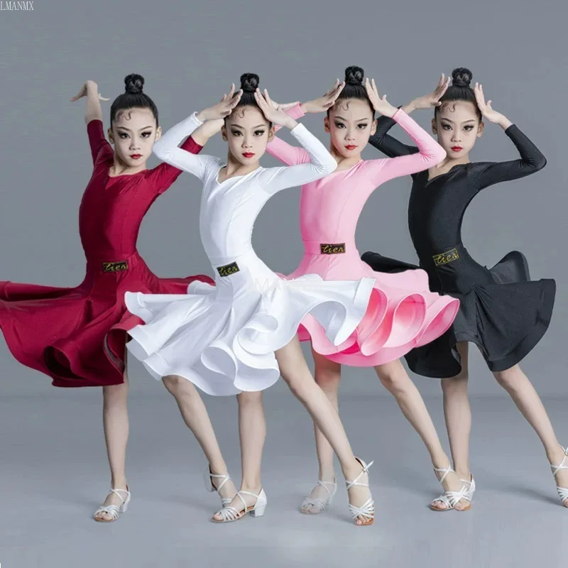 Children Professional Latin Dance Dress Girls Ballroom Dancing Dresses Rumba Cha Cha Samba Practice Dress Latin Performance
Children Professional Latin Dance Dress Girls Ballroom Dancing Dresses Rumba Cha Cha Samba Practice Dress Latin Performance