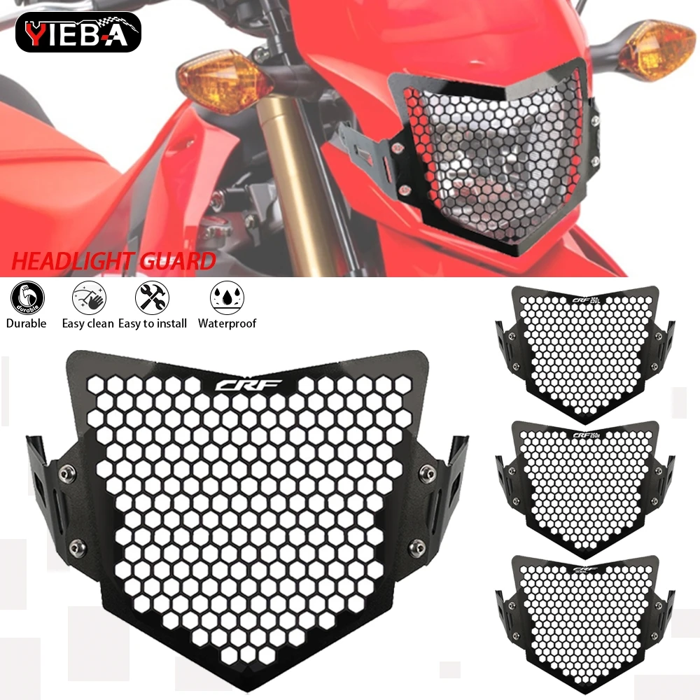 Motorcycle Headlight Head light Guard Front Lamp Cover Protection For Honda CFR250L CFR250M CFR300L 2013-2023 CFR 300L/200L/250M
Motorcycle Headlight Head light Guard Front Lamp Cover Protection For Honda CFR250L CFR250M CFR300L 2013-2023 CFR 300L/200L/250M