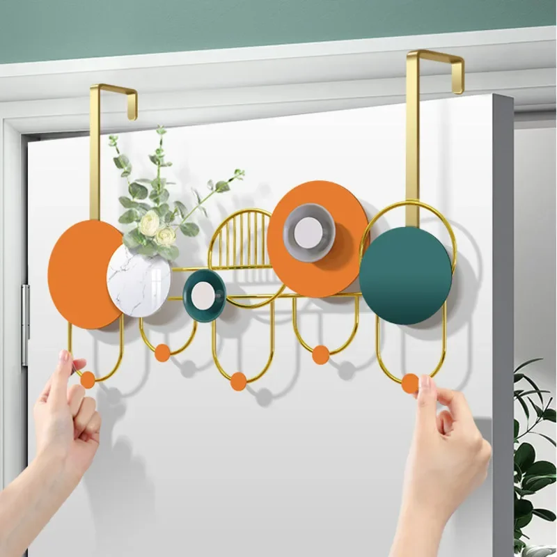 Iron Door Hook Hanger Light Luxury Back Door Clothes Rack Creative Hat and Coat Holder No Drill Simple Hanging Hook
Iron Door Hook Hanger Light Luxury Back Door Clothes Rack Creative Hat and Coat Holder No Drill Simple Hanging Hook
