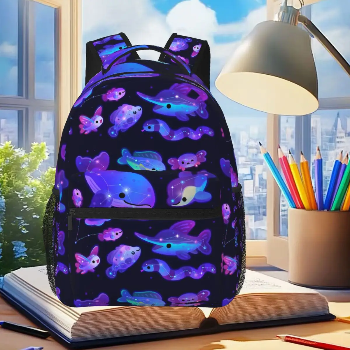 Ocean Constellations Student Backpack School Bag Hiking Travel Daypack for Men Women Fashion Bookbag Shoulder Bags 
Ocean Constellations Student Backpack School Bag Hiking Travel Daypack for Men Women Fashion Bookbag Shoulder Bags
