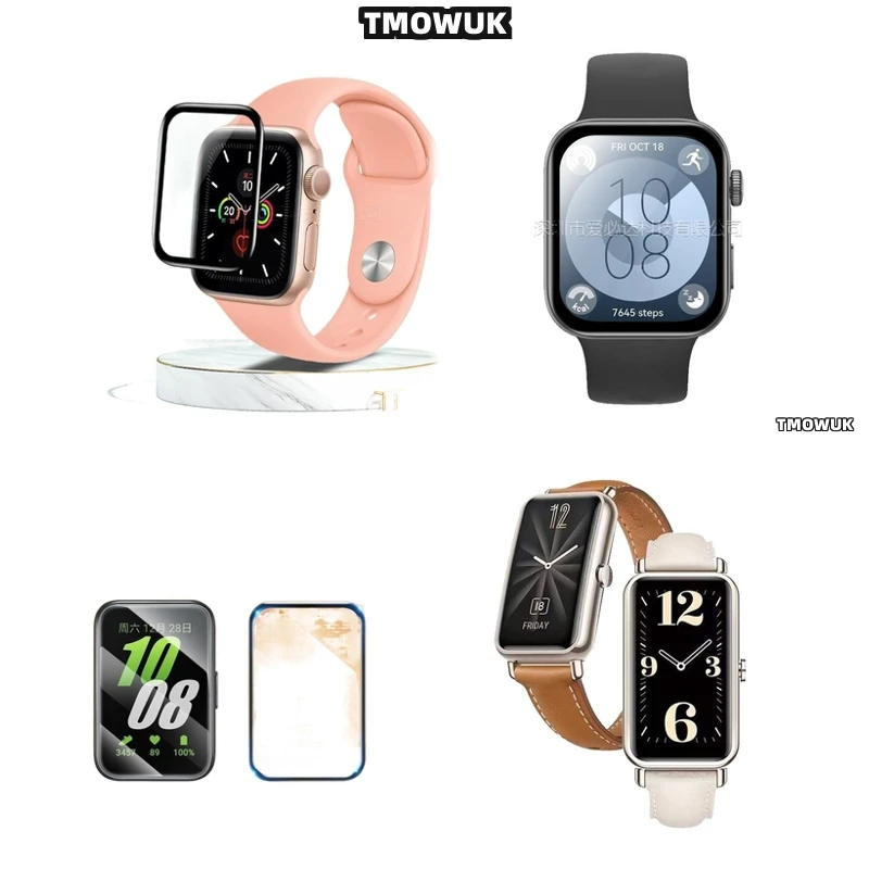 For Garmin Vivoactive 5 6 Samsung Fit 2 3 Huawei Watch D FIT2 Redmi Watch5 Lite - Ultra - Thin Soft Flexible Screen Protective F
For Garmin Vivoactive 5 6 Samsung Fit 2 3 Huawei Watch D FIT2 Redmi Watch5 Lite - Ultra - Thin Soft Flexible Screen Protective F