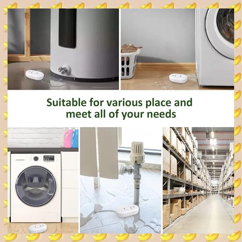 A45U Water Leak Detector Sensor Alarm: Home Water Flooding Monitor Smart Sink Overflow Monitoring Warning For Basement Floor
A45U Water Leak Detector Sensor Alarm: Home Water Flooding Monitor Smart Sink Overflow Monitoring Warning For Basement Floor
