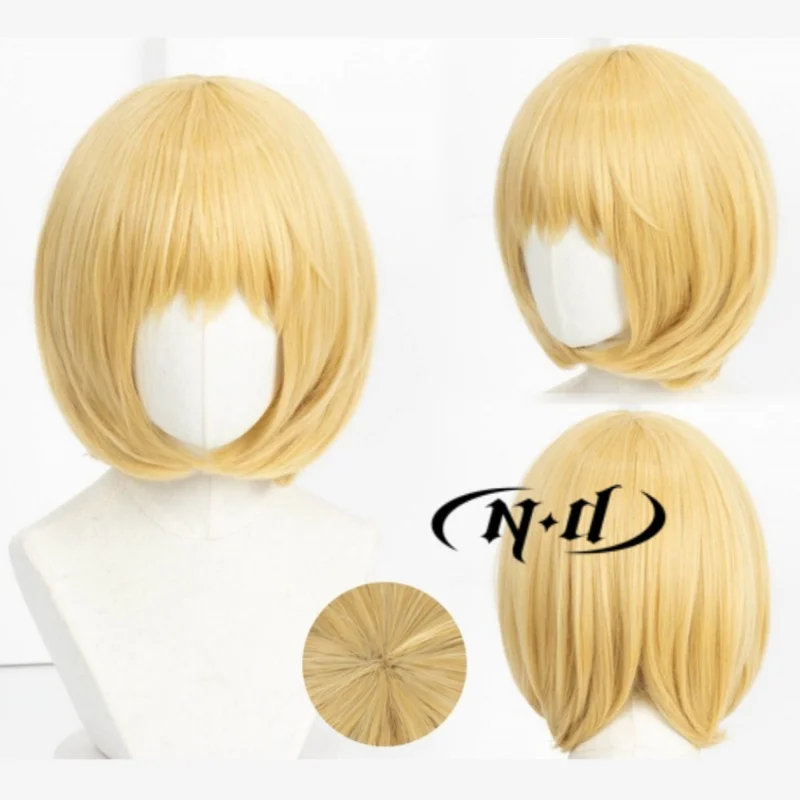 ND Armin Arlert Cosplay Hair Wig Anime Attack on Titan Cosplay Short Blond Hair for Halloween Party High Quality Synthetic Hair
ND Armin Arlert Cosplay Hair Wig Anime Attack on Titan Cosplay Short Blond Hair for Halloween Party High Quality Synthetic Hair