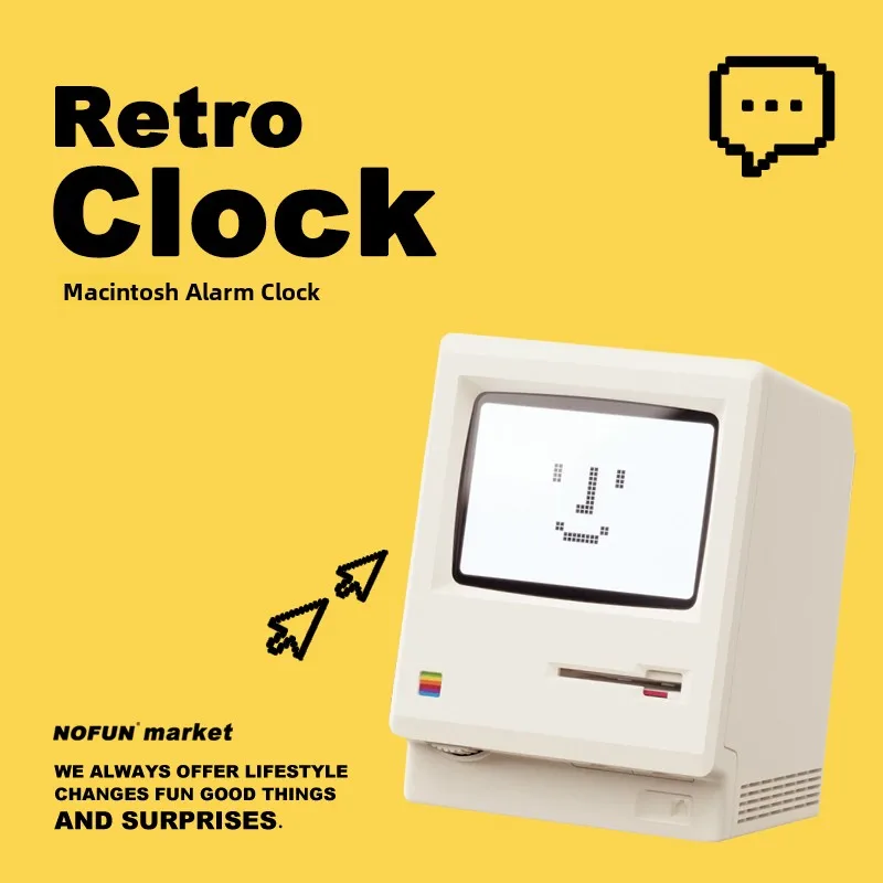 Macintosh Alarm Clock Vintage Nostalgic Birthday Gift for Boyfriend Men's Day Creative Gift Box Children's Day Celebration
Macintosh Alarm Clock Vintage Nostalgic Birthday Gift for Boyfriend Men's Day Creative Gift Box Children's Day Celebration