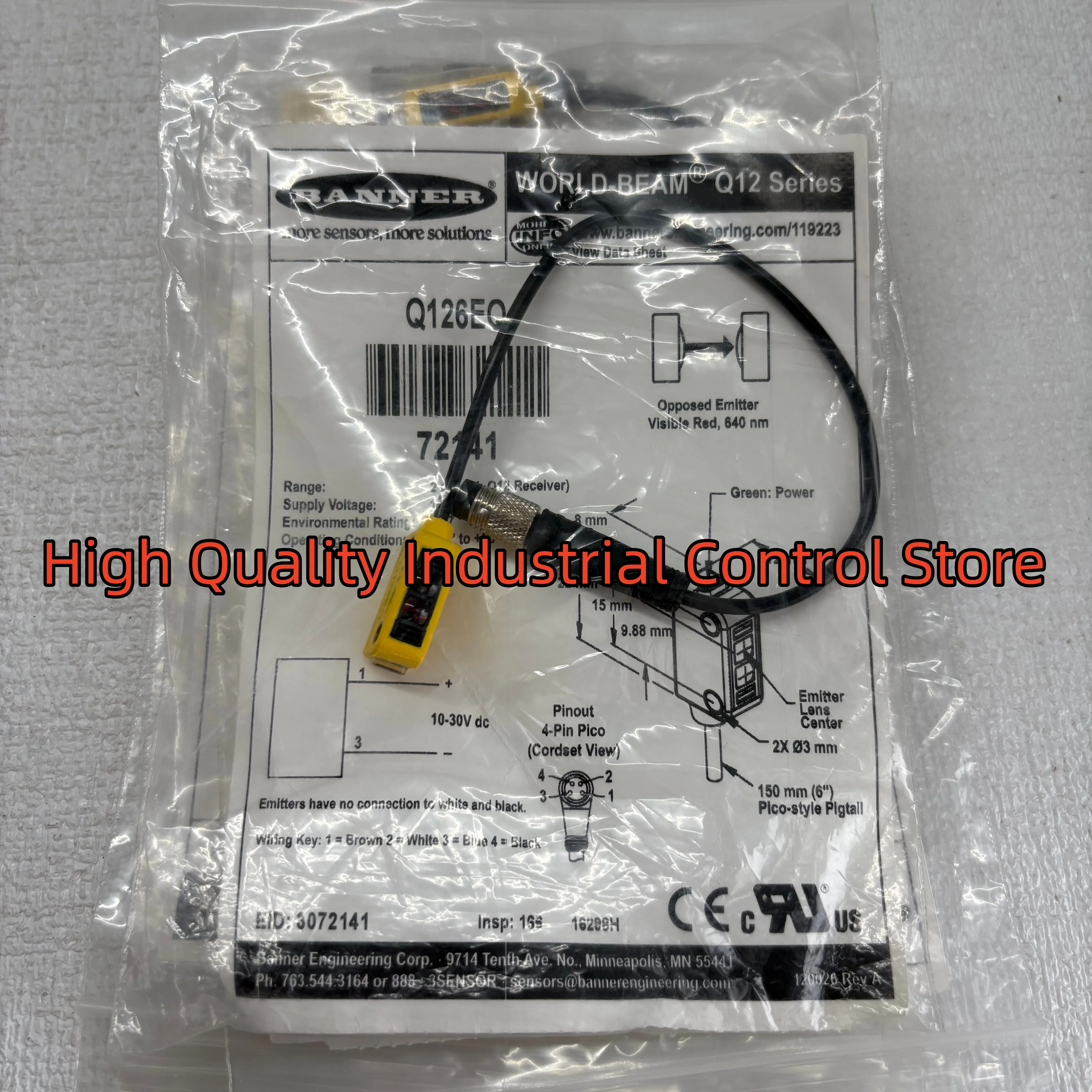 Photoelectric sensor Q126EQ new in box
Photoelectric sensor Q126EQ new in box