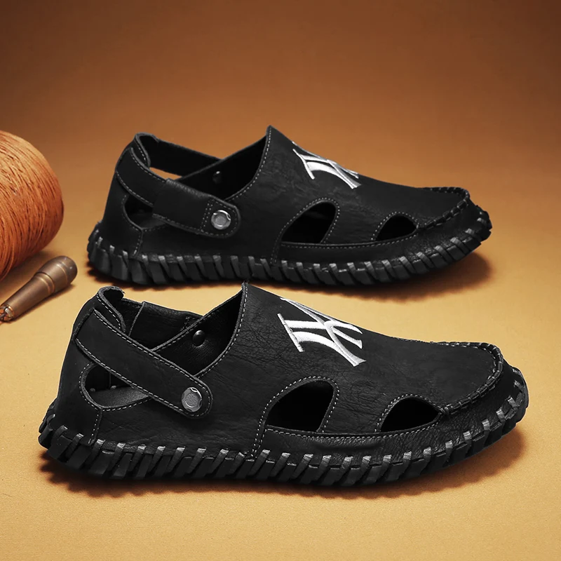 2025Summer Refreshing Breathable Comfortable High-Quality New Fashion Casual Trend Handmade Large Size Men's Sandals38-48
2025Summer Refreshing Breathable Comfortable High-Quality New Fashion Casual Trend Handmade Large Size Men's Sandals38-48