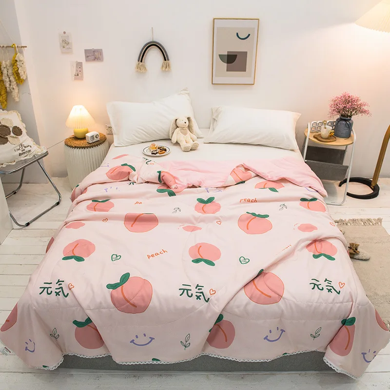 Summer Thin Quilt Cartoon Print Children Students Soft Lightweight Thin Comforter Air Conditioning Quilt Throw Blanket Washable
Summer Thin Quilt Cartoon Print Children Students Soft Lightweight Thin Comforter Air Conditioning Quilt Throw Blanket Washable
