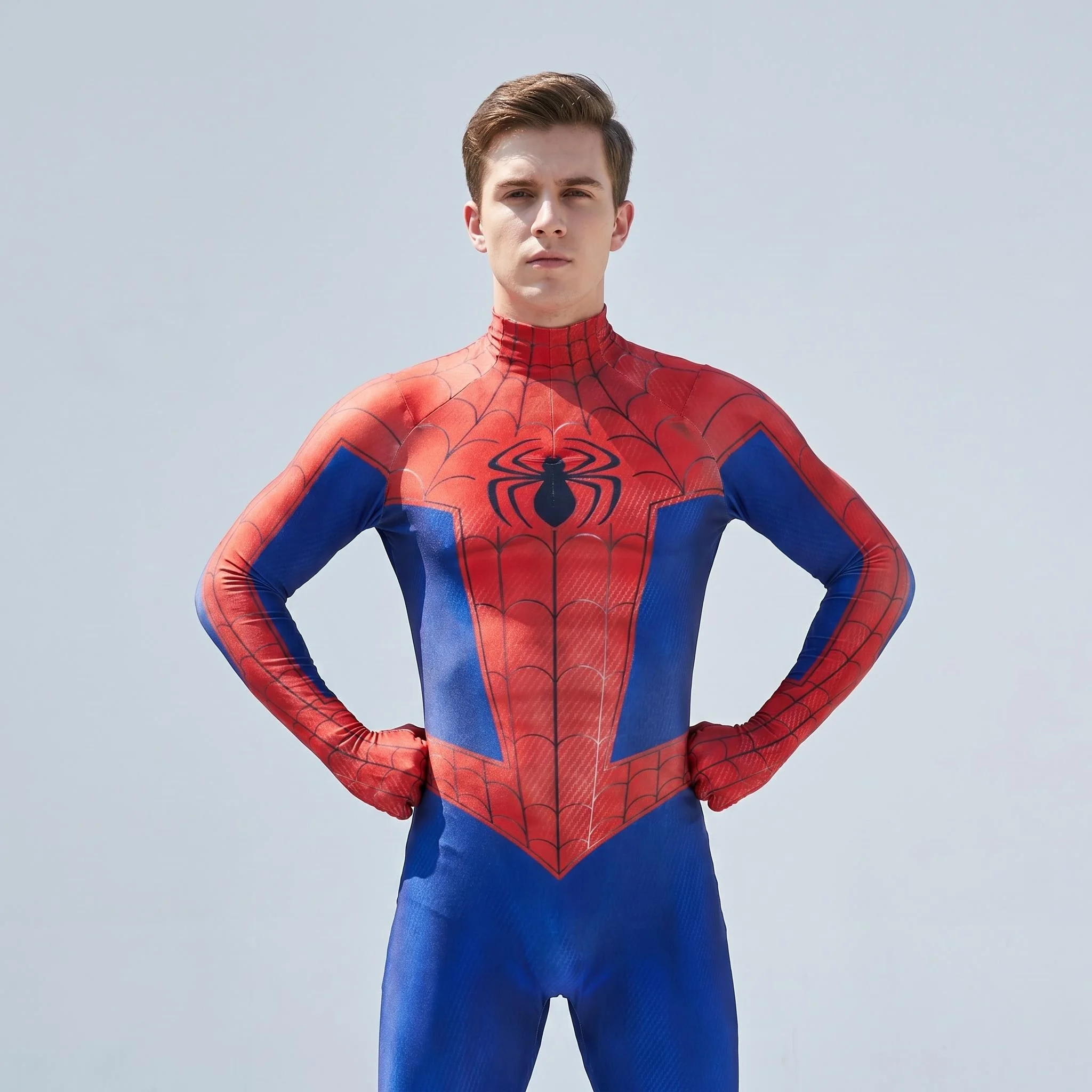 Adult Peter Parker Spider Cosplay Costume Zentai Bodysuit Superhero Jumpsuit Men Male Halloween Carnival Comic Con Party Outfit
Adult Peter Parker Spider Cosplay Costume Zentai Bodysuit Superhero Jumpsuit Men Male Halloween Carnival Comic Con Party Outfit