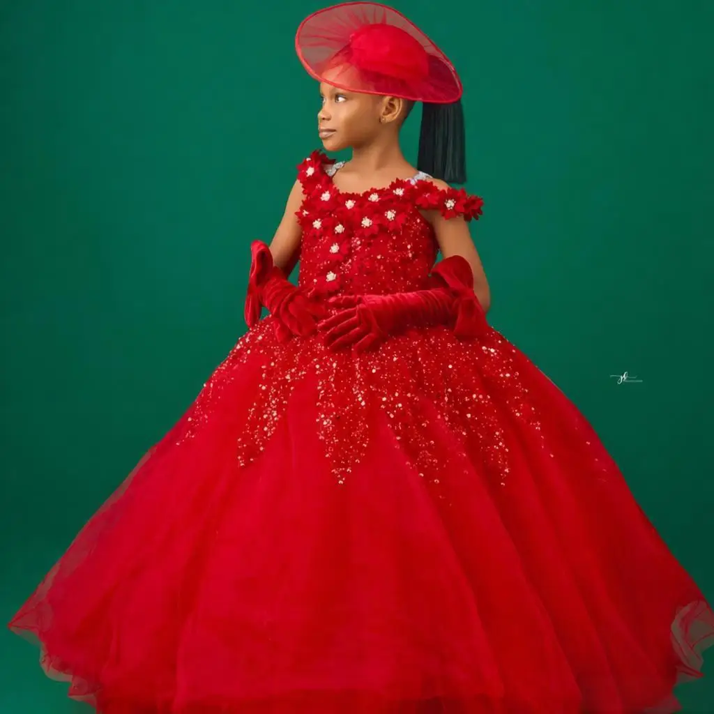 Luxury Red Mermaid Flower Girl Dresses Sequined Feather Princess Customized Black Girls Birthday Gowns Party Pageant Dress
Luxury Red Mermaid Flower Girl Dresses Sequined Feather Princess Customized Black Girls Birthday Gowns Party Pageant Dress