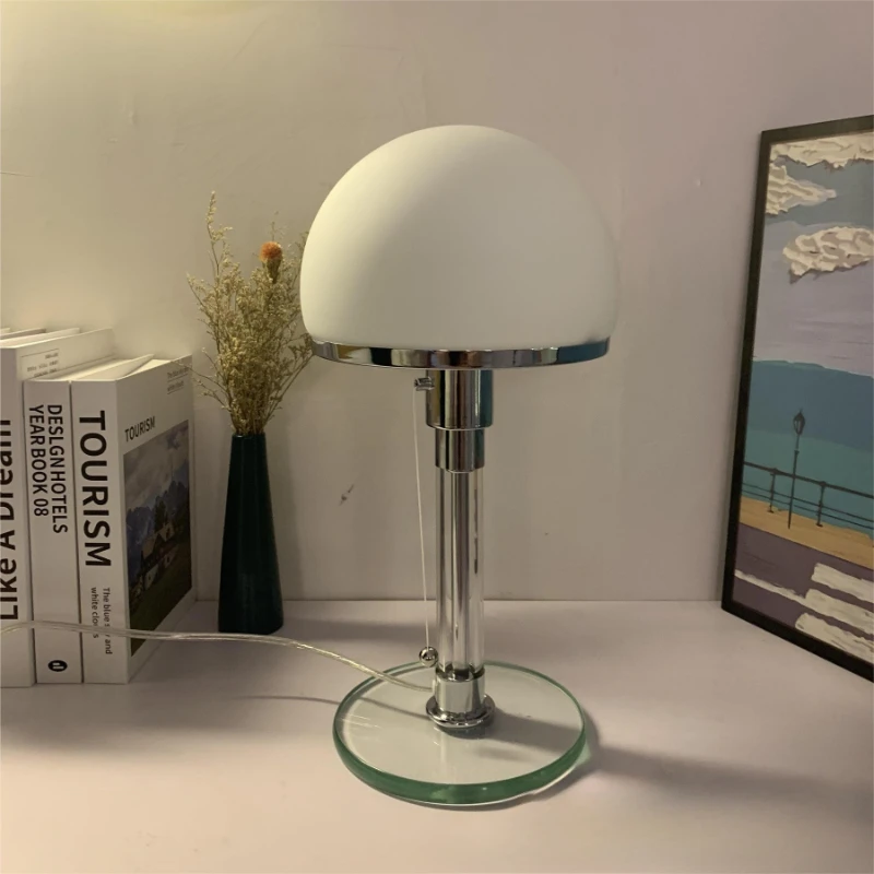 Danish Bauhaus Desk Lamp Nordic Modern Simple Antique Style Glass LED Table Light Living Room Study Bedroom Bedside Decoration
Danish Bauhaus Desk Lamp Nordic Modern Simple Antique Style Glass LED Table Light Living Room Study Bedroom Bedside Decoration