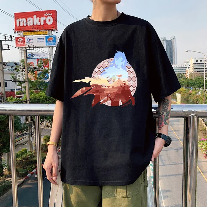 Women T-shirt Game Genshin Impact Short Sleeve T-shirt Funny Anime Printed Tops Streetwear 2024 Summer O-neck Y2k Clothing Top
Women T-shirt Game Genshin Impact Short Sleeve T-shirt Funny Anime Printed Tops Streetwear 2024 Summer O-neck Y2k Clothing Top