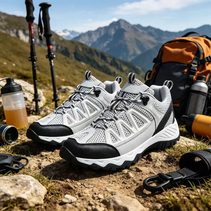 Outdoor Hiking Shoes Men Comfortable Breathable Flat Low-top Casual Shoes Men Anti-slip Lace-up Casual Sneakers Men
Outdoor Hiking Shoes Men Comfortable Breathable Flat Low-top Casual Shoes Men Anti-slip Lace-up Casual Sneakers Men