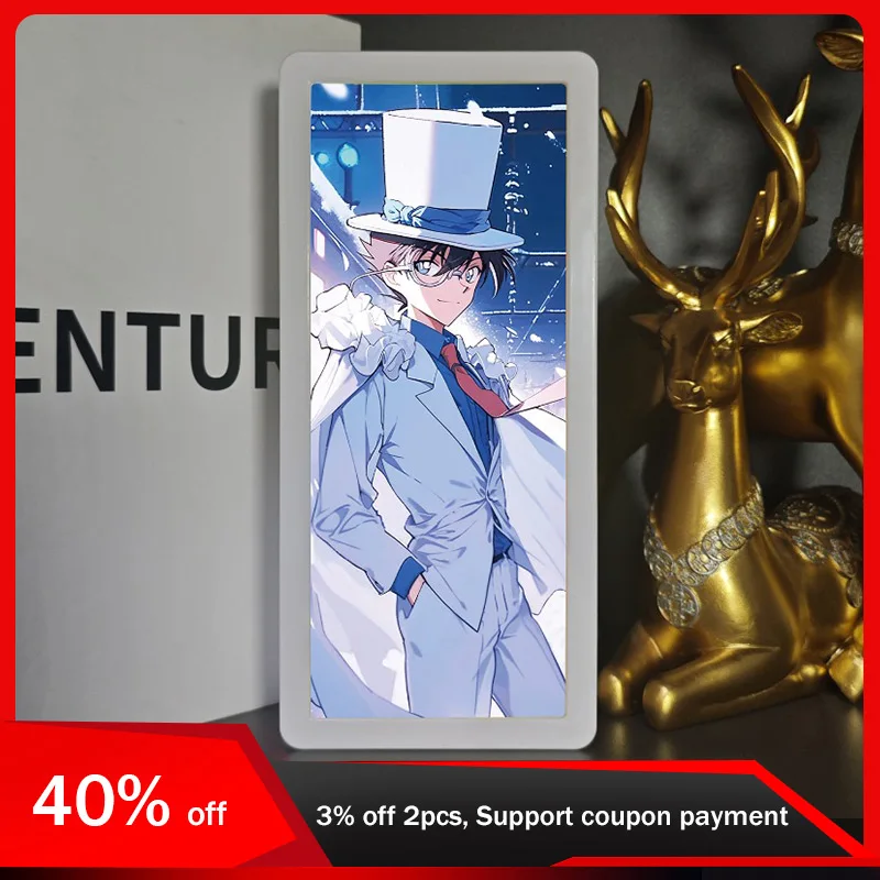 19.8cm/7.8in Detective Conan 3D Anime Light Box Cartoon Night Acrylic Peripherals Lamp Accessories Bedroom Funny Gift Decorative 
19.8cm/7.8in Detective Conan 3D Anime Light Box Cartoon Night Acrylic Peripherals Lamp Accessories Bedroom Funny Gift Decorative