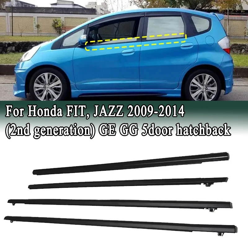 Уплотнители оконных проемов боковых дверей для Honda Fit Jazz 2009-2014 GE GG 2-го поколения, резиновые уплотнители для дверных проемов, артикул 72450-TG0-T01
Уплотнители оконных проемов боковых дверей для Honda Fit Jazz 2009-2014 GE GG 2-го поколения, резиновые уплотнители для дверных проемов, артикул 72450-TG0-T01