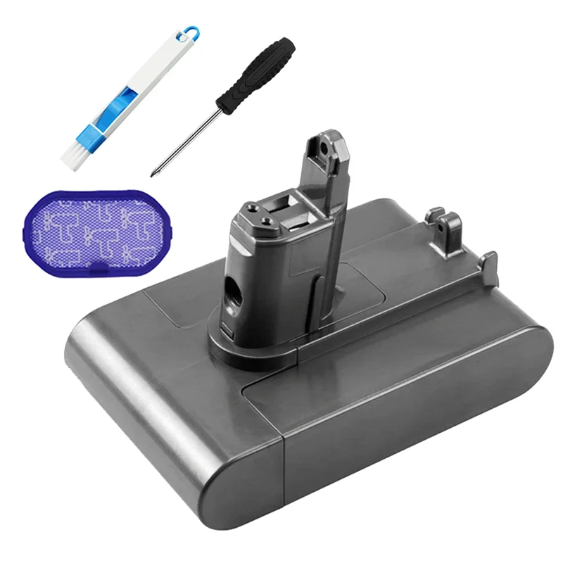 22.2V Replace DC34 Li-Ion Vacuum Battery Adapter+Filter Kit for Dyson DC35 DC45 DC31 DC34 DC44 DC31/DC35 Animal
22.2V Replace DC34 Li-Ion Vacuum Battery Adapter+Filter Kit for Dyson DC35 DC45 DC31 DC34 DC44 DC31/DC35 Animal