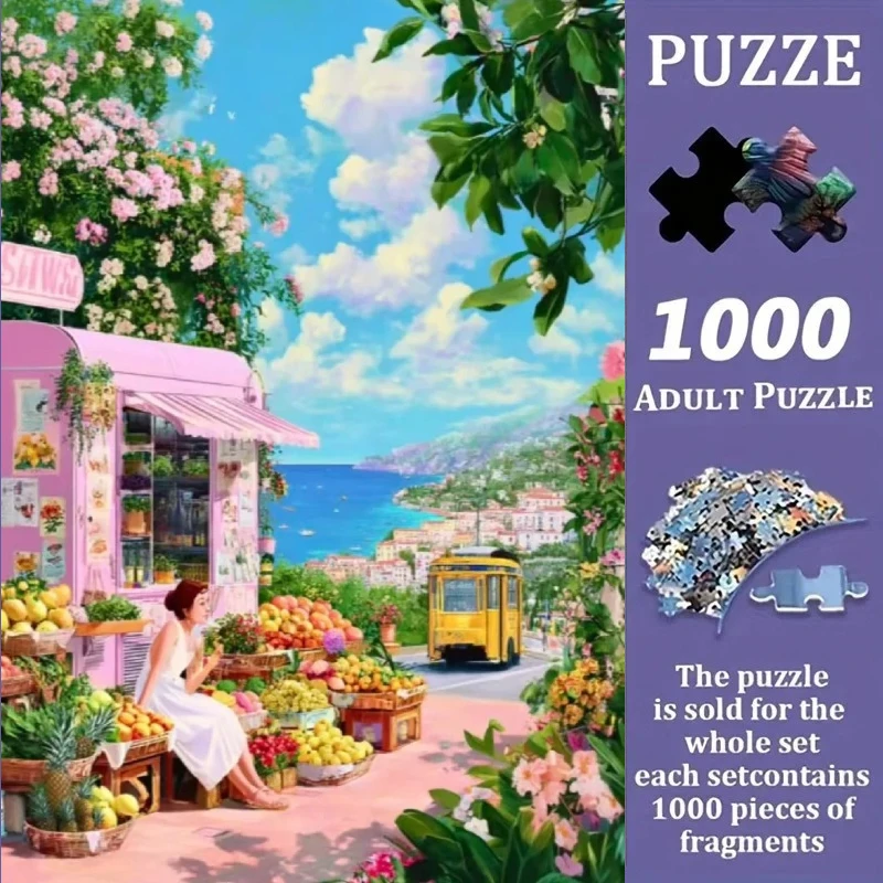 1000pcs Jigsaw Puzzle, Beautiful scenery Puzzle, Perfect for DIY Creative Fun with Family,Gift ,teasing Toy
1000pcs Jigsaw Puzzle, Beautiful scenery Puzzle, Perfect for DIY Creative Fun with Family,Gift ,teasing Toy
