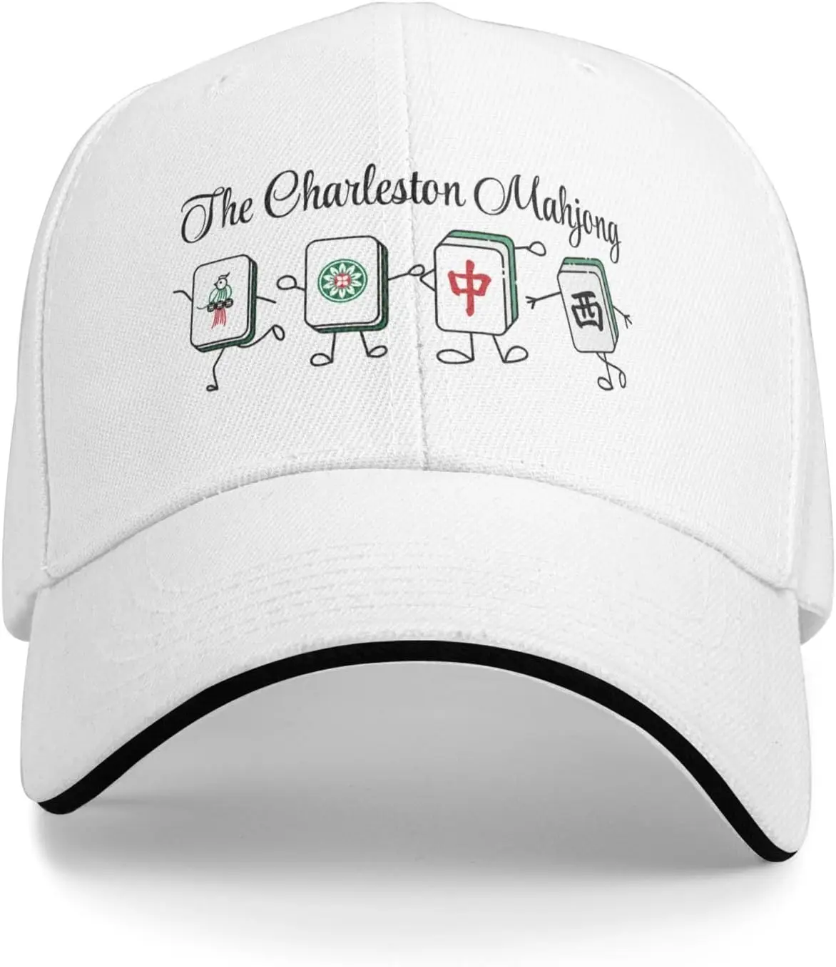 Бейсбольная кепка с тематикой Чарльстона Маджонга и мультяшной плитки, унисекс, регулируемая уличная шапка из полиэстера
Бейсбольная кепка с тематикой Чарльстона Маджонга и мультяшной плитки, унисекс, регулируемая уличная шапка из полиэстера