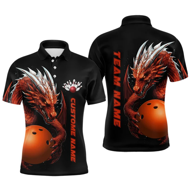 Fashion Bowling Graphic Polo Shirts Summer Trend 3D Printed Mens Short Sleeve Polo T Shirt Loose Lapel Button Sports Tees Tops
Fashion Bowling Graphic Polo Shirts Summer Trend 3D Printed Mens Short Sleeve Polo T Shirt Loose Lapel Button Sports Tees Tops