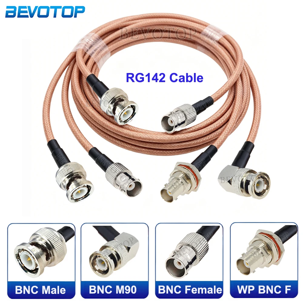 1Pcs RG142 BNC Male to BNC Male/Female Connector Double Shielded High Quality Low Loss BNC RG-142 50-3 Ohm RF Coaxial Cable
1Pcs RG142 BNC Male to BNC Male/Female Connector Double Shielded High Quality Low Loss BNC RG-142 50-3 Ohm RF Coaxial Cable