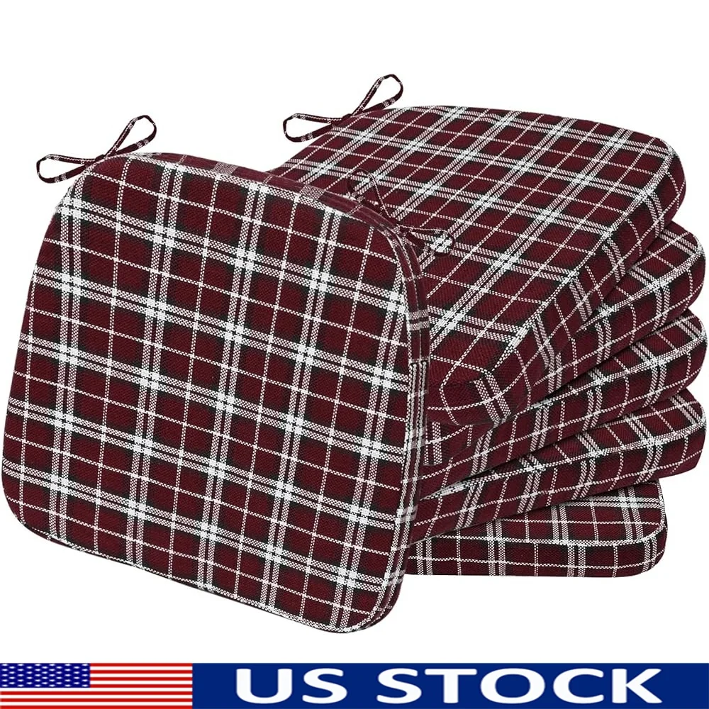 Comfy D-Shaped Chair Cushions With Ties Removable Cover Non-Slip Bottom Indoor Dining Room Foam Pads
Comfy D-Shaped Chair Cushions With Ties Removable Cover Non-Slip Bottom Indoor Dining Room Foam Pads
