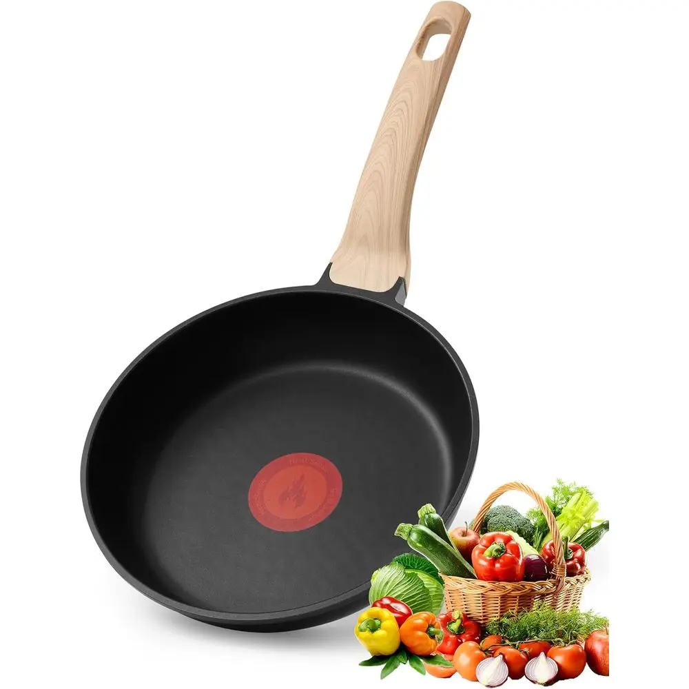 12-inch Non Stick Omelette Pan with Heat Dot Indicator, Heat-Resistant Handle, Dishwasher Safe, All Cooktops Compatible
12-inch Non Stick Omelette Pan with Heat Dot Indicator, Heat-Resistant Handle, Dishwasher Safe, All Cooktops Compatible
