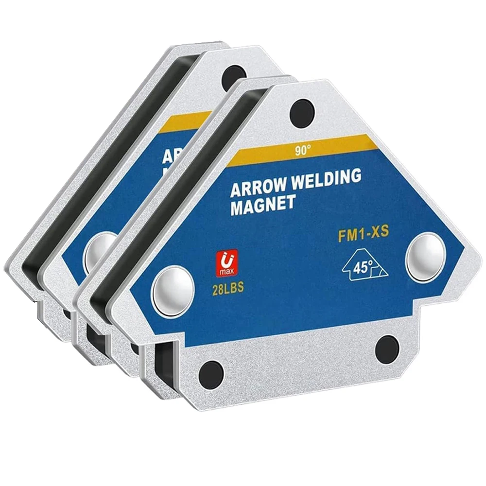 New 2pcs 12.5KG Magnetic Welding Holders Angle Solder Arrow Magnet Weld Fixer Positioner Ferrite Holding Auxiliary Locator Tools
New 2pcs 12.5KG Magnetic Welding Holders Angle Solder Arrow Magnet Weld Fixer Positioner Ferrite Holding Auxiliary Locator Tools