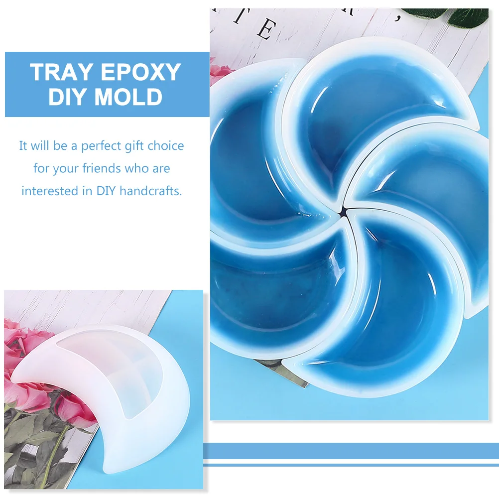 Flexible Silicone Moon Shaped Tray Mold Durable Reusable Non Stick DIY Epoxy Resin Casting Mold for Craft Supplies
Flexible Silicone Moon Shaped Tray Mold Durable Reusable Non Stick DIY Epoxy Resin Casting Mold for Craft Supplies