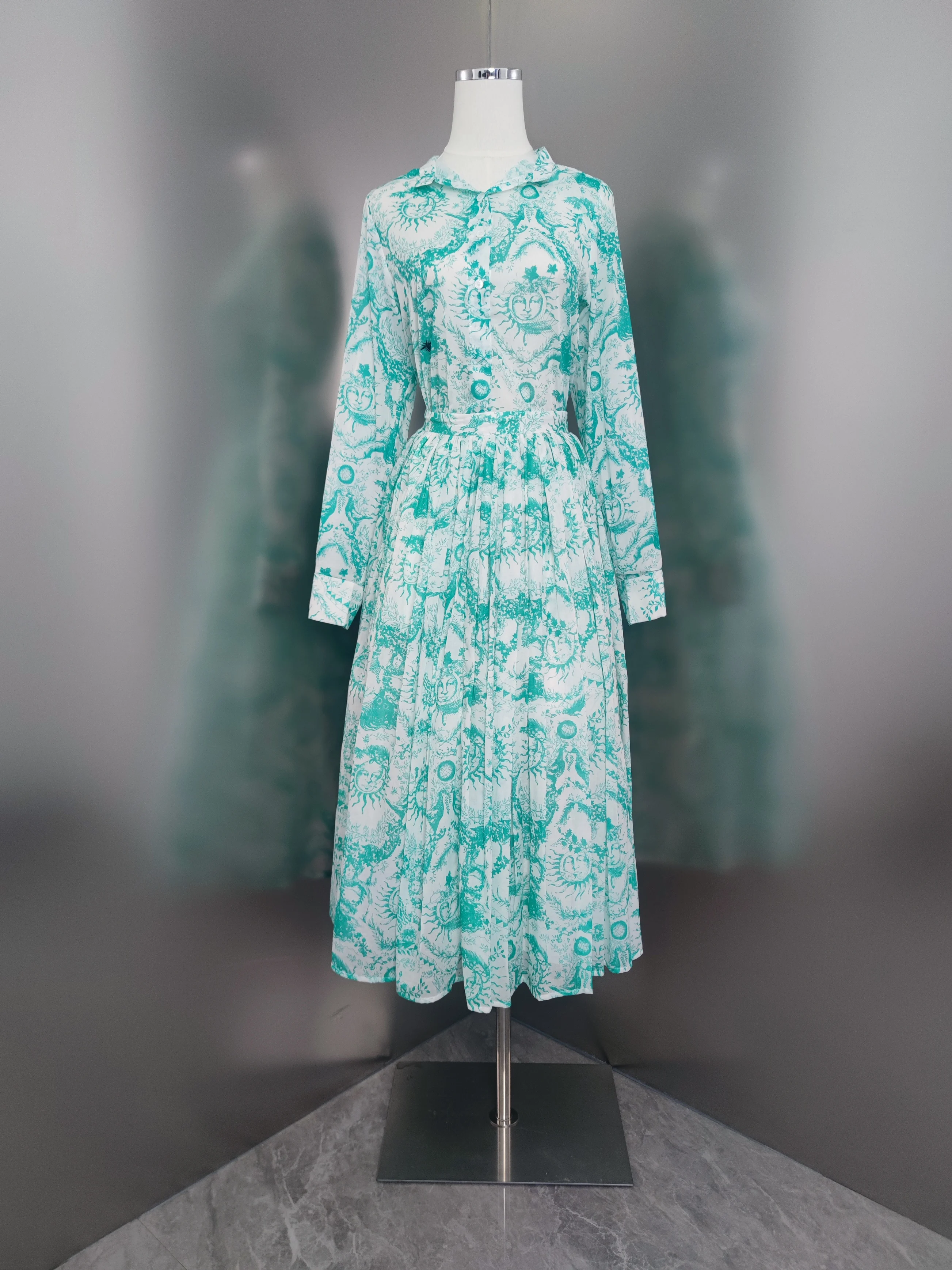 100% cotton skirt 2024 New casual green style forest animal Mid-length skirt
100% cotton skirt 2024 New casual green style forest animal Mid-length skirt