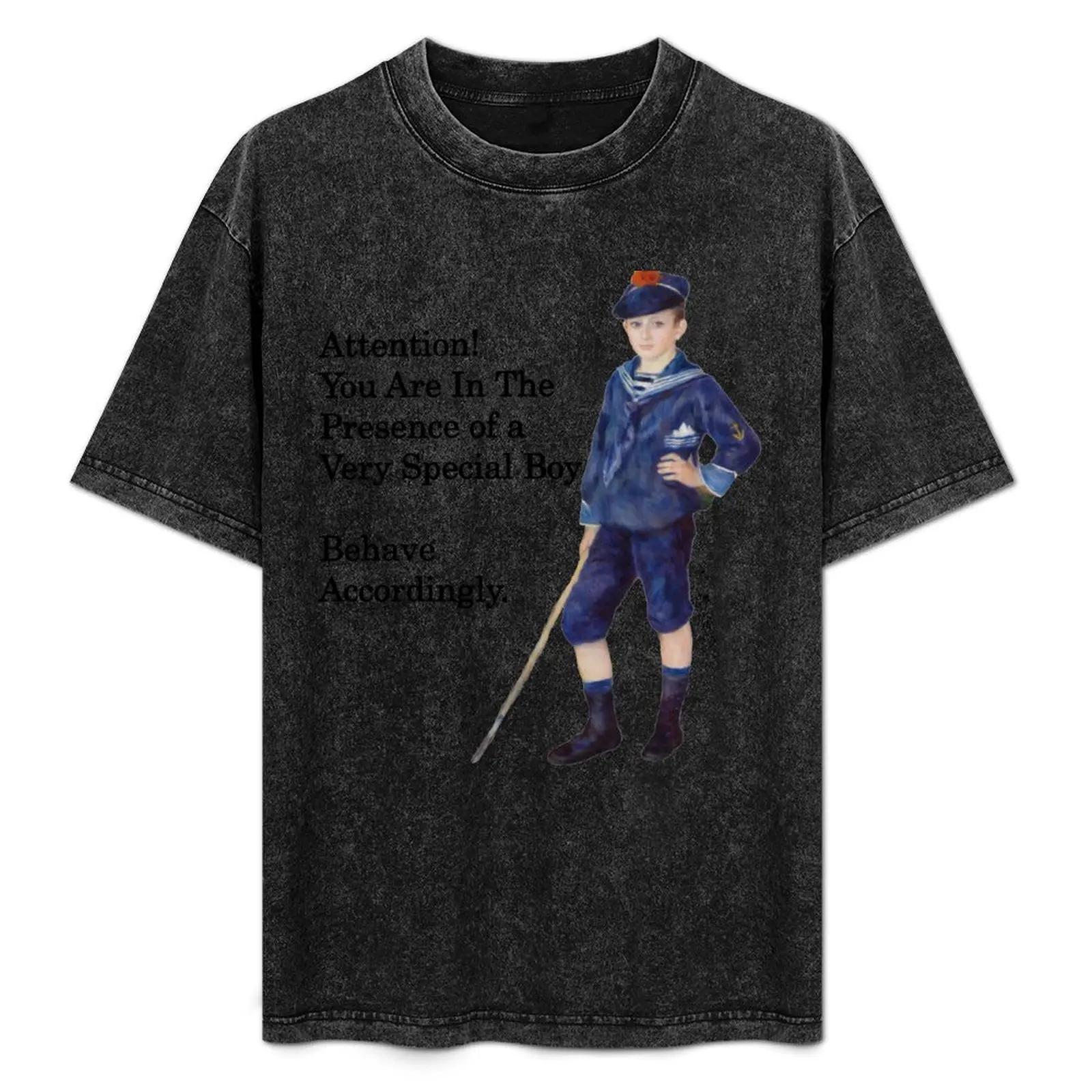 Sailor Boy Attention you are in the presence of a very special boy T-Shirt Plus Size Comfort Fit Tee
Sailor Boy Attention you are in the presence of a very special boy T-Shirt Plus Size Comfort Fit Tee