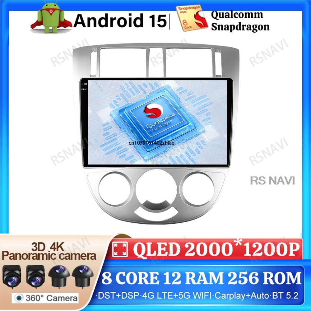 Android 15 Car Radio For Chevrolet Lacetti J200 For Buick Excelle Hrv For Daewoo Gentra 2004-2014 BT Qualcomm Head Unit Stereo
Android 15 Car Radio For Chevrolet Lacetti J200 For Buick Excelle Hrv For Daewoo Gentra 2004-2014 BT Qualcomm Head Unit Stereo