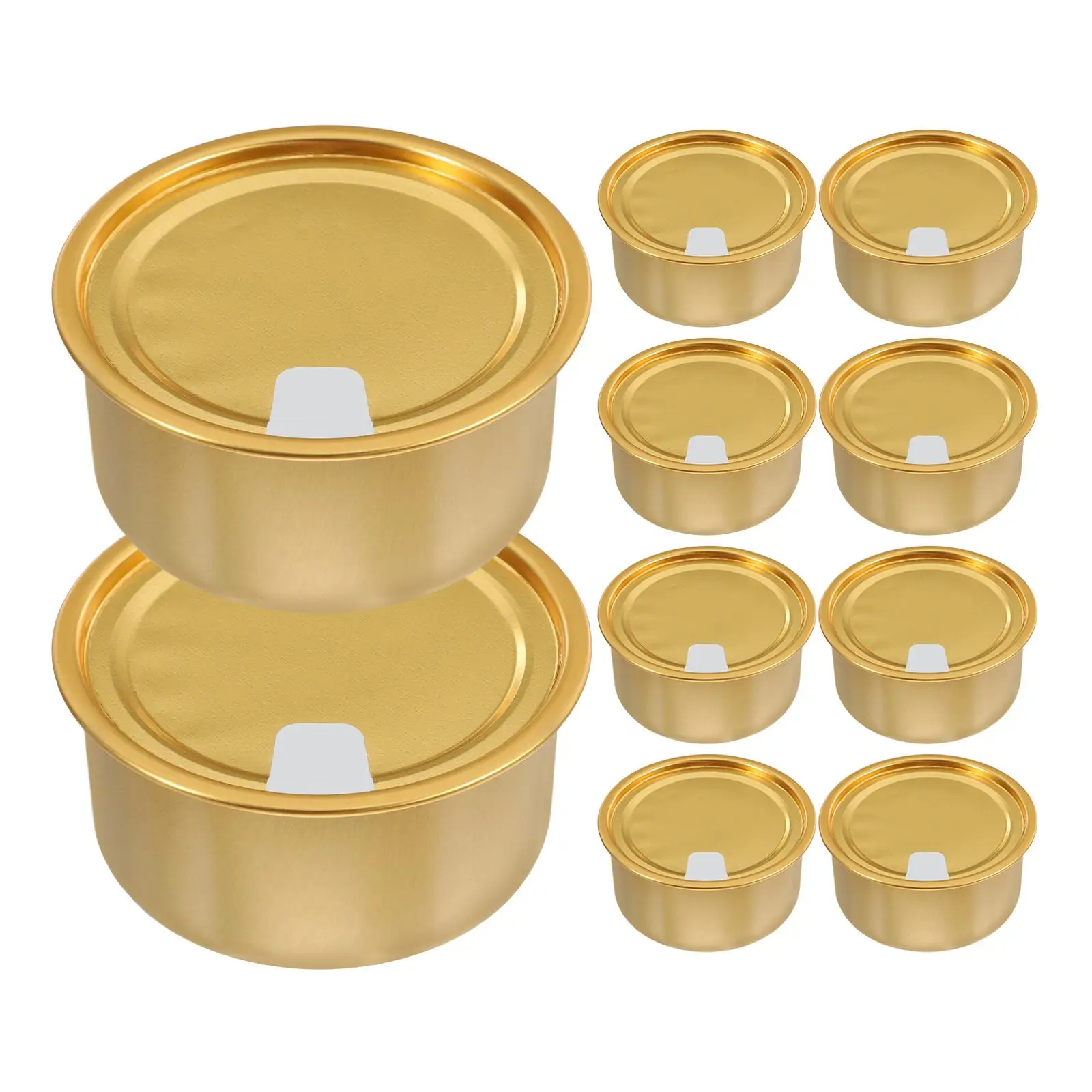 10 Pcs Cans Dog Food Tin Cat Tins Bulk Snack Jar Cake Aluminum Coffee Pet With Lids Baby Snacks
10 Pcs Cans Dog Food Tin Cat Tins Bulk Snack Jar Cake Aluminum Coffee Pet With Lids Baby Snacks