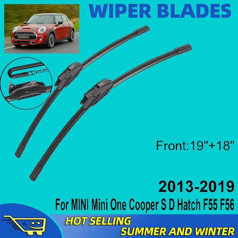 2PCS For MINI Mini One Cooper Hatch 2013-2019 2014 2015 2016 19"+18" Front Wiper Blades Windshield Windscreen Window Accessories
2PCS For MINI Mini One Cooper Hatch 2013-2019 2014 2015 2016 19"+18" Front Wiper Blades Windshield Windscreen Window Accessories