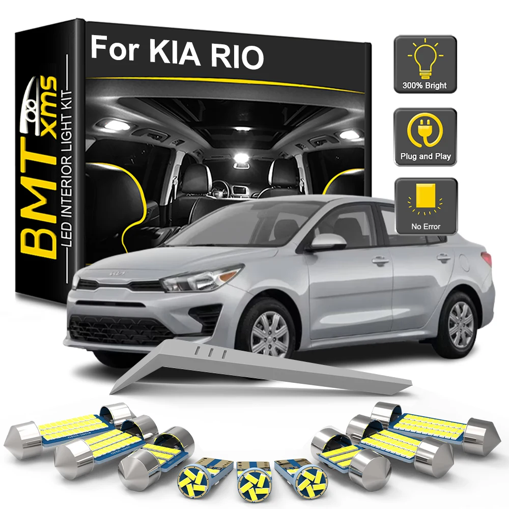BMTxms Canbus For Kia RIO DC JB UB YB 1999 2005 2011 2012 2017 2018 2020 Car LED Interior Light Lamp Bulb Kit Car Accessories
BMTxms Canbus For Kia RIO DC JB UB YB 1999 2005 2011 2012 2017 2018 2020 Car LED Interior Light Lamp Bulb Kit Car Accessories