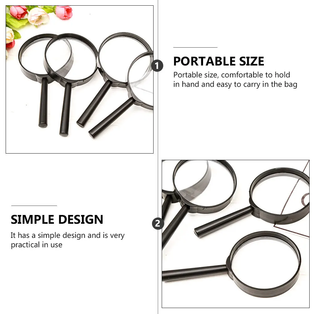 8Pcs Handheld Magnifying Glass Sturdy Portable Kids Cognitive Observation Tool for Natural World Exploration Study
8Pcs Handheld Magnifying Glass Sturdy Portable Kids Cognitive Observation Tool for Natural World Exploration Study