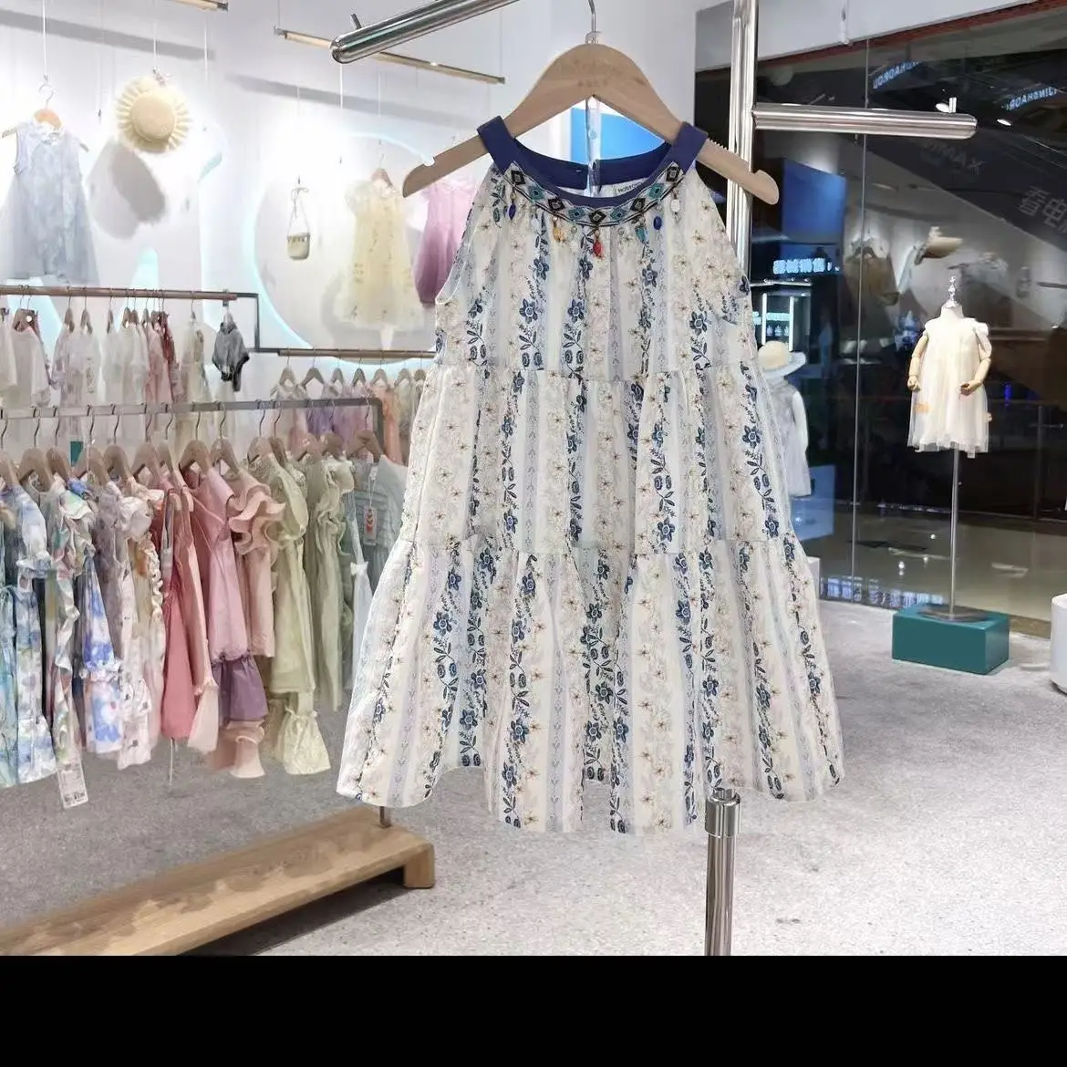 Kids Girls' Neck Hanging Dress Summer New Bohemian Princess Dress Children's Beach Dress
Kids Girls' Neck Hanging Dress Summer New Bohemian Princess Dress Children's Beach Dress