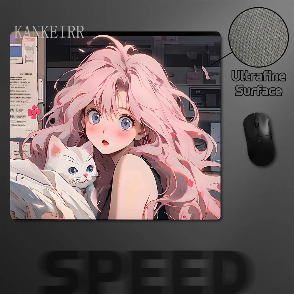High Elastic Non-slip Bottom Balance Mouse Pad Cute Anime Pink Girls Kawaii Rubber MouseMat Waterproof Surface E-Sports Mousepad
High Elastic Non-slip Bottom Balance Mouse Pad Cute Anime Pink Girls Kawaii Rubber MouseMat Waterproof Surface E-Sports Mousepad