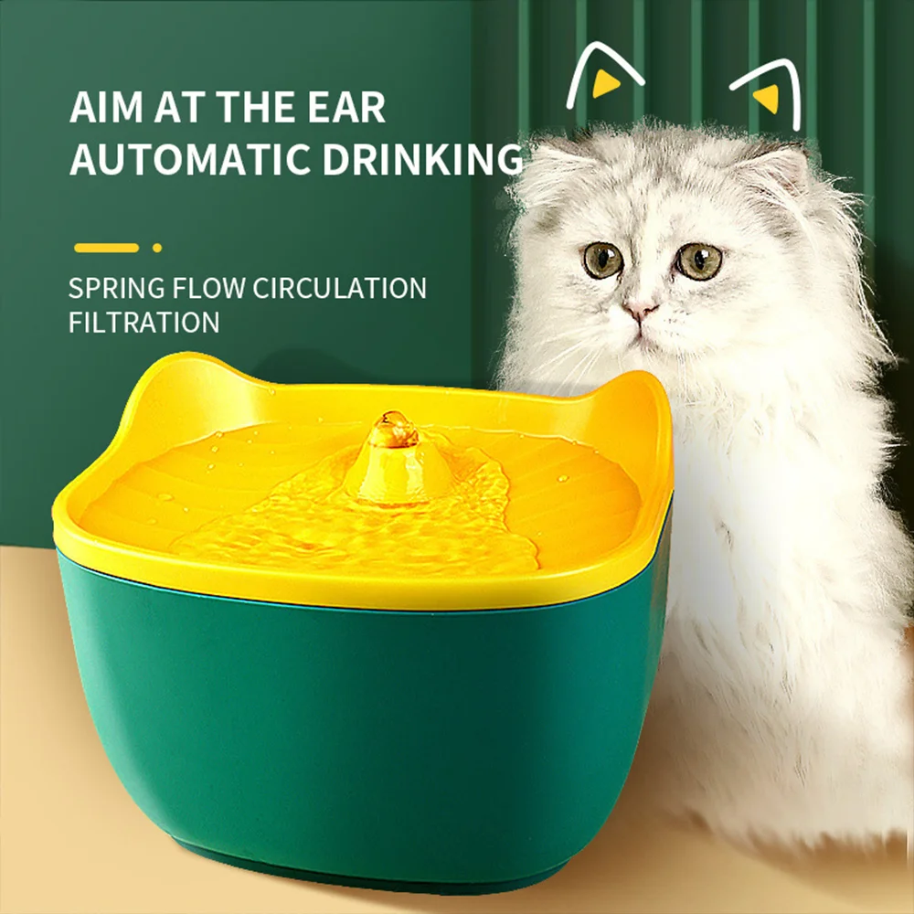Automatic Cat Water Fountain With Filter Removable Washable Bowl Plastic Dog Water Dispenser Kitten Puppy Pet Drinking Feeder
Automatic Cat Water Fountain With Filter Removable Washable Bowl Plastic Dog Water Dispenser Kitten Puppy Pet Drinking Feeder