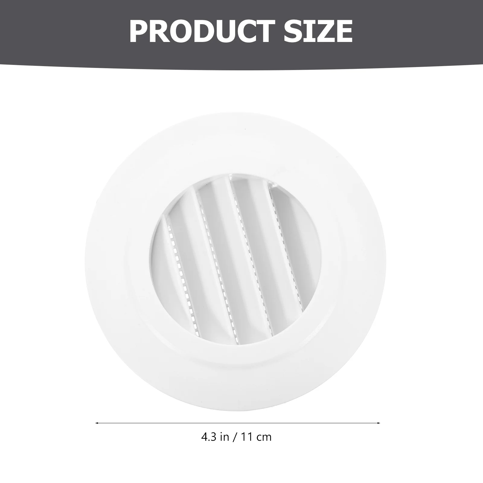 Round Interior Air Vent Cover Soffit Exhaust Conditioner Outlet with Fine Mesh Louver for Room Ventilation
Round Interior Air Vent Cover Soffit Exhaust Conditioner Outlet with Fine Mesh Louver for Room Ventilation