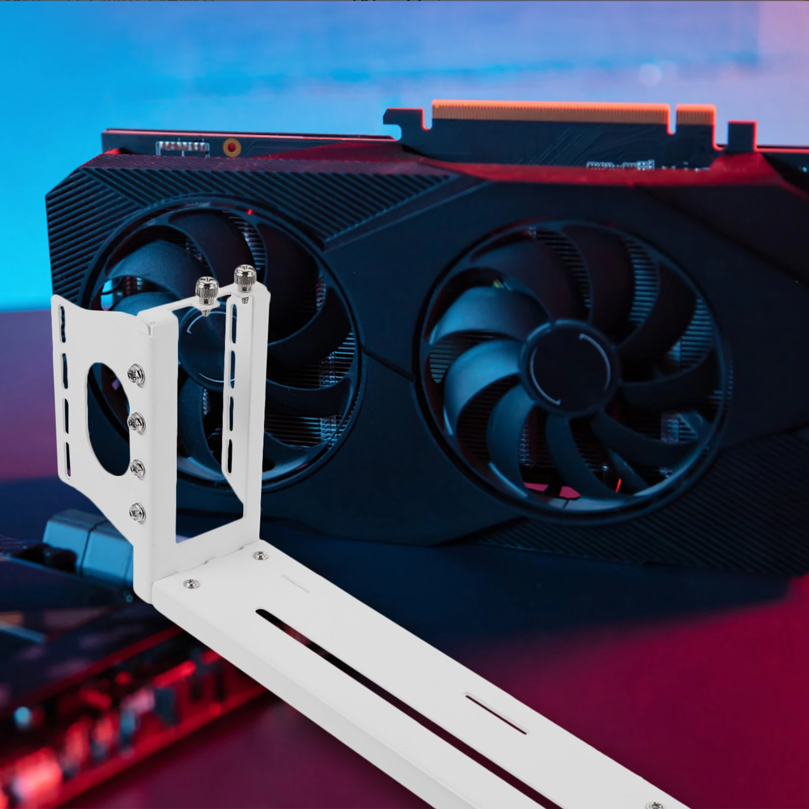 Durable Vertical Graphic Card Holder Practical GPU Support for 3-Fan Graphics Card Long Time Use Vertical GPU Mount