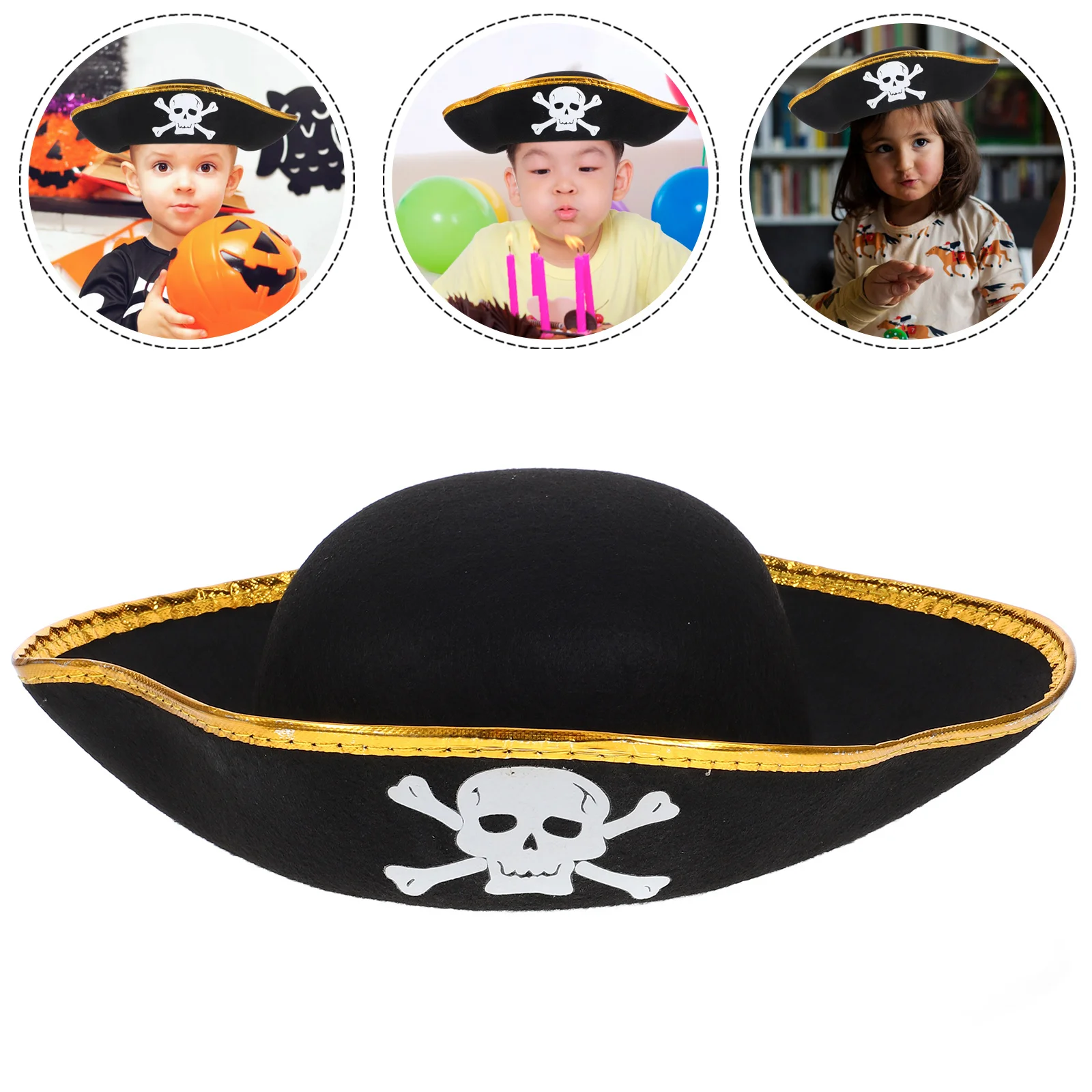 Pirate Hat Creative Punk Carnival Hats Decoration Felt Accessories For Cosplay Child
Pirate Hat Creative Punk Carnival Hats Decoration Felt Accessories For Cosplay Child