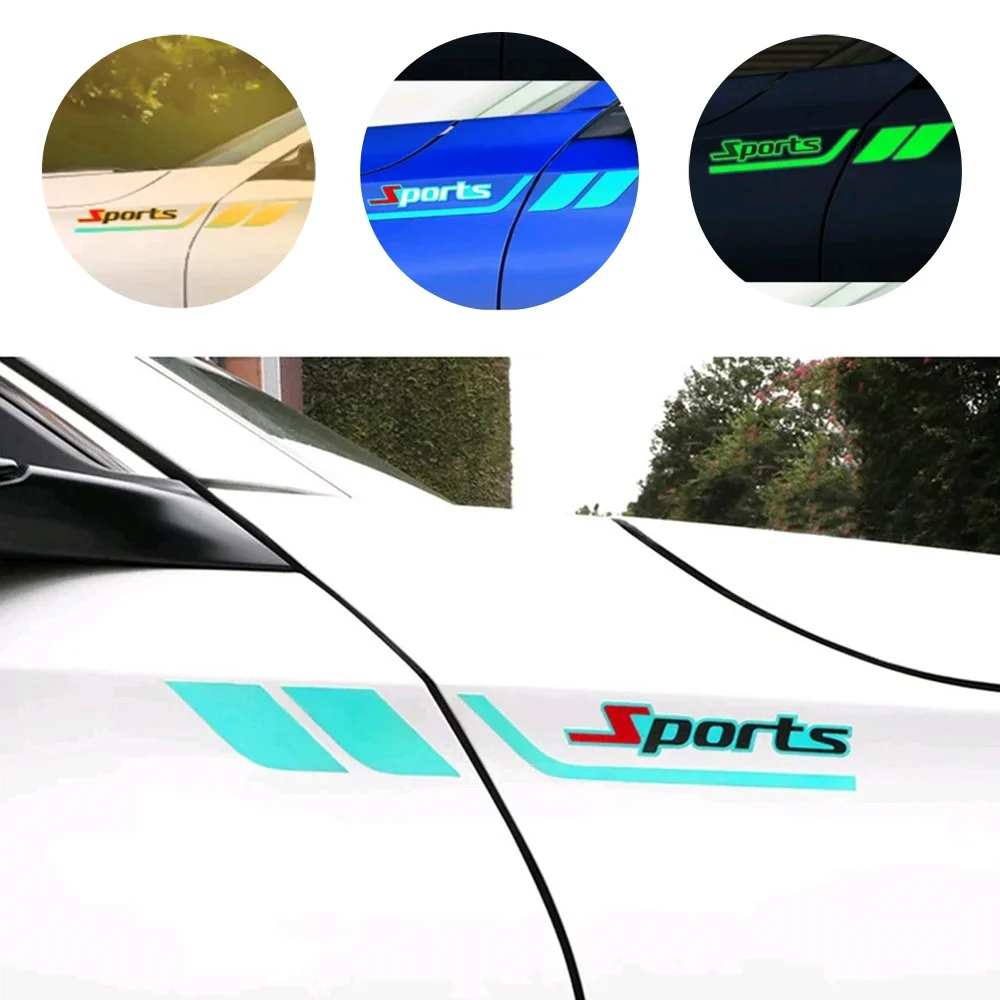 1Pair Sport Illuminated Letters Car Stickers Car Fender Decorative Decal Car Body Side Sticker Auto Exterior Styling Accessories
1Pair Sport Illuminated Letters Car Stickers Car Fender Decorative Decal Car Body Side Sticker Auto Exterior Styling Accessories